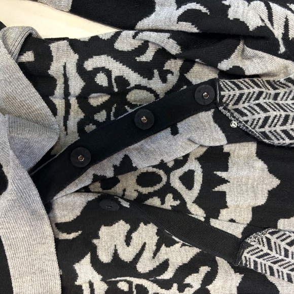 Neve 100% Wool long Cardigan Sweater XS - Picture 4 of 7